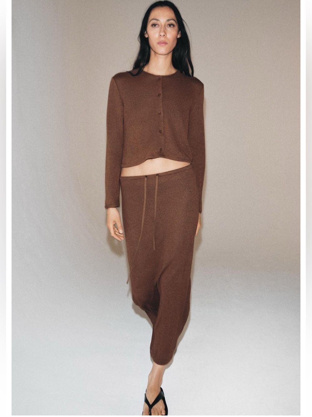 ZARA STRAIGHT LONG SKIRT